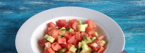 брускетта со свежими овощами. Шаг 4