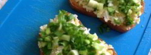 брускетта яично-луковая. Шаг 4