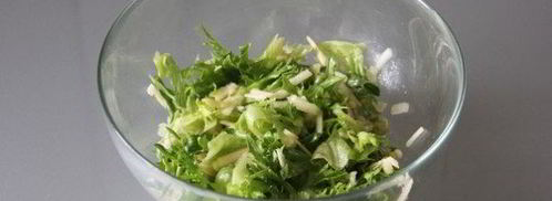 бутерброд с салатом из зеленого яблока к завтраку. Шаг 6