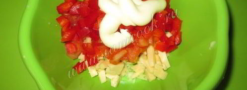 горячий бутерброд брускетта. Шаг 6