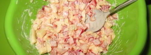 горячий бутерброд брускетта. Шаг 7