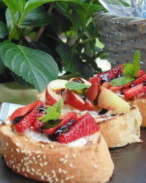 Летние брускетты