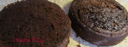 бисквитный торт гамбургер. Шаг 3