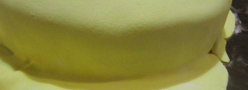 бисквитный торт гамбургер. Шаг 34