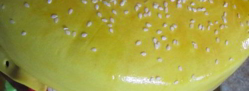 бисквитный торт гамбургер. Шаг 48