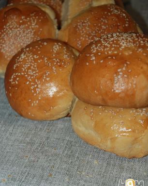 Булочки для домашних гамбургеров