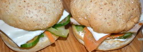 бургер с индейкой и сочными овощами. Шаг 12