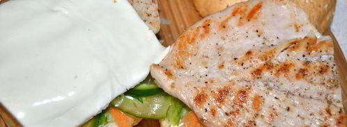 бургер с индейкой и сочными овощами. Шаг 11