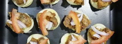 фуршетные мини-бургеры с курицей фри. Шаг 21