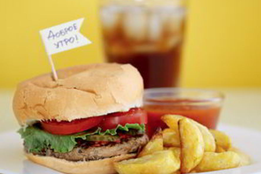 Рецепт гамбургера с картошкой