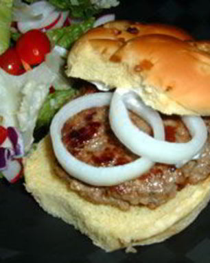 Гамбургеры из бараньего фарша с фенхелем