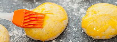 куриный бургер с булочками из трех видов муки. Шаг 4