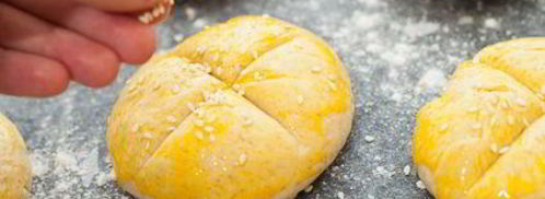 куриный бургер с булочками из трех видов муки. Шаг 5