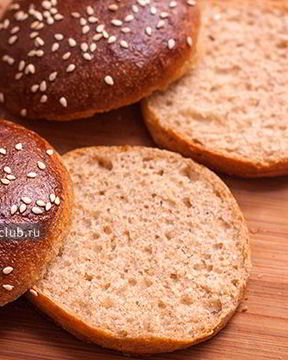 Цельнозерновые булочки для бургеров