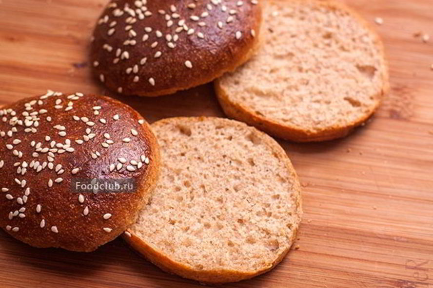 Рецепт цельнозерновых булочек для бургеров