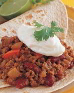 Ароматный буритос с помидорами