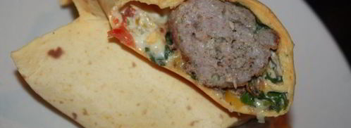 буритос с кукурузной лепешкой тортилас. Шаг 9