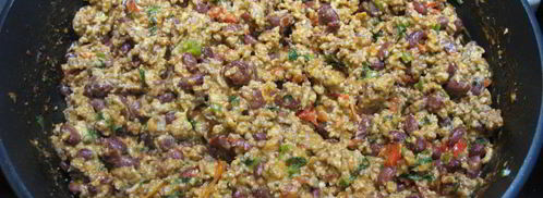 буррито с фаршем и красной фасолью. Шаг 12