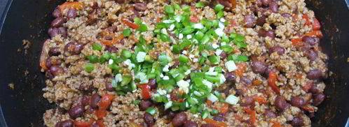 буррито с фаршем и красной фасолью. Шаг 9