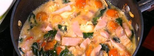 буррито с индейкой, беконом и шпинатом. Шаг 9