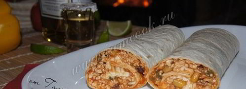 буррито с индейкой. Шаг 8