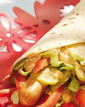 Буррито с сосисками