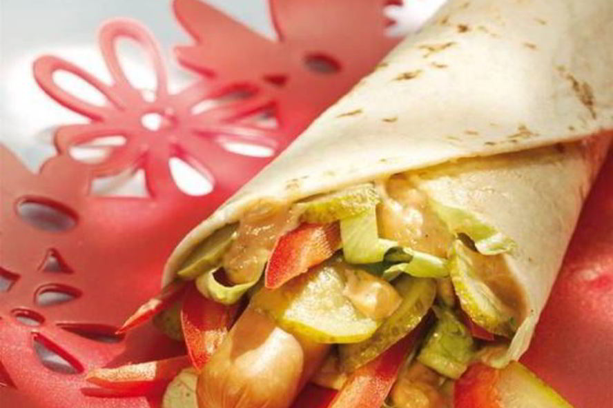 Рецепт буррито с сосисками