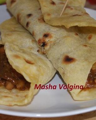 Буррито с телятиной