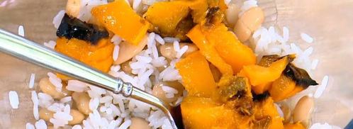 буррито с тыквой, курицей и фасолью. Шаг 9