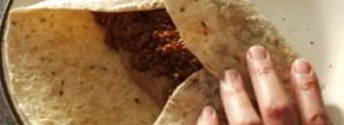 буррито с ветчиной и сыром. Шаг 11