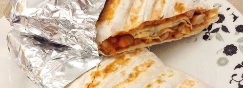 буррито со свининой и фасолью. Шаг 12