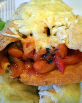 Буррито в тортилье из кукурузной муки