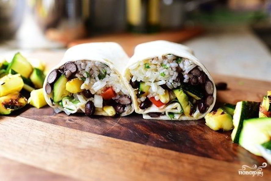Рецепт бурритоса без мяса