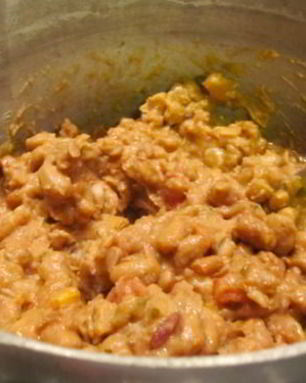 Фасолевая начинка для буррито