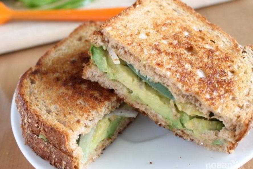 Рецепт бутерброда с авокадо