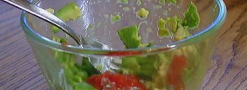 бутерброд с крабами и авокадо. Шаг 4