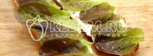 бутерброд с овощами и омлетом. Шаг 8