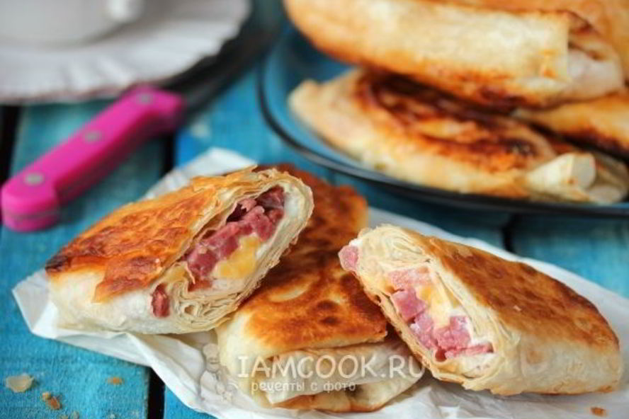 Рецепт бутербродов из лаваша