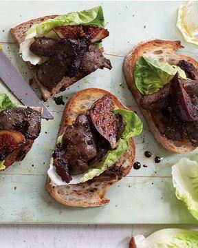 Бутерброды с гусиной печенью