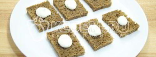 бутерброды с сельдью. Шаг 4