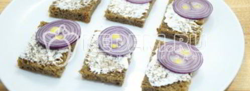 бутерброды с сельдью. Шаг 5