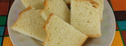 бутерброды с зеленым маслом и слабосоленой семгой. Шаг 4