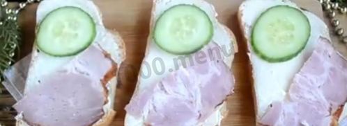 быстрые бутерброды петушки. Шаг 8