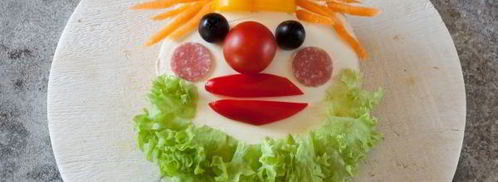 детский бутерброд клоун. Шаг 10