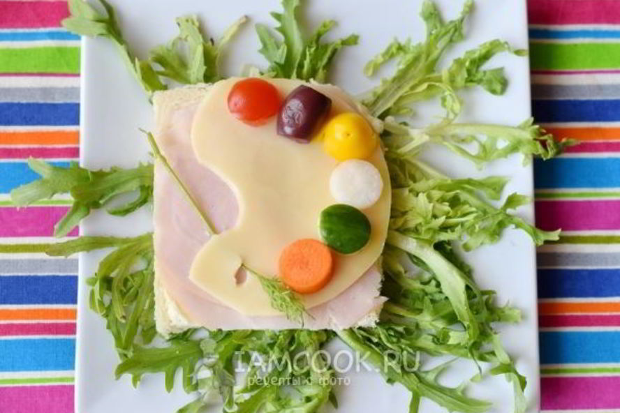 Рецепт детского бутерброда