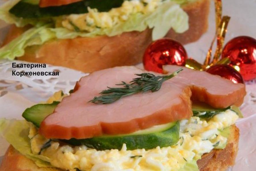 Рецепт фуршетных бутербродов