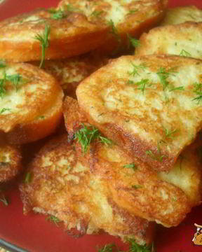 Горячие бутерброды с картофелем