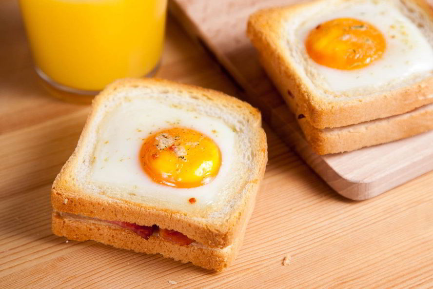 Рецепт горячих бутербродов с окороком