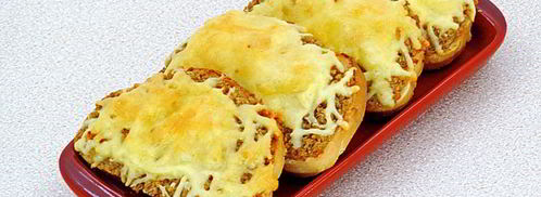 горячие закусочные бутерброды с фаршем. Шаг 14