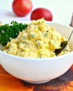 Намазка для бутербродов из вареных желтков и плавленого сыра